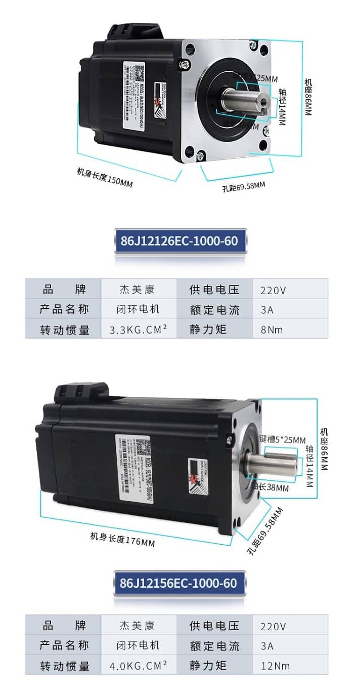 động cơ servo 86J12126EC-1000