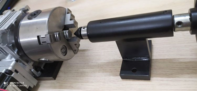 Trục A xoay phôi CNC gỗ