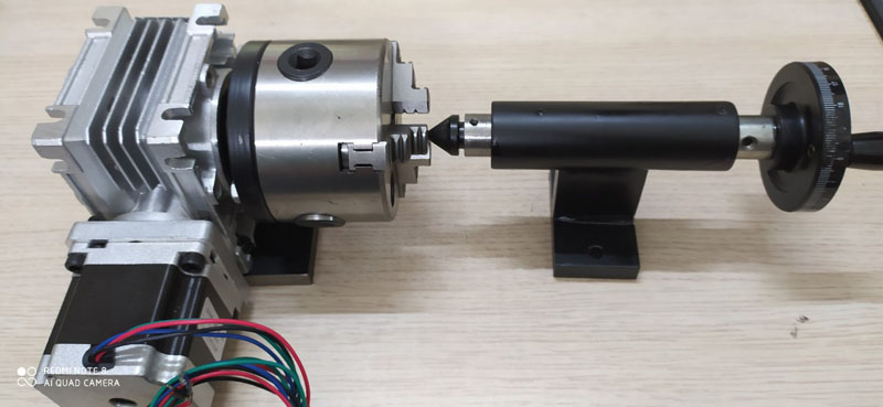 Trục A xoay phôi CNC gỗ