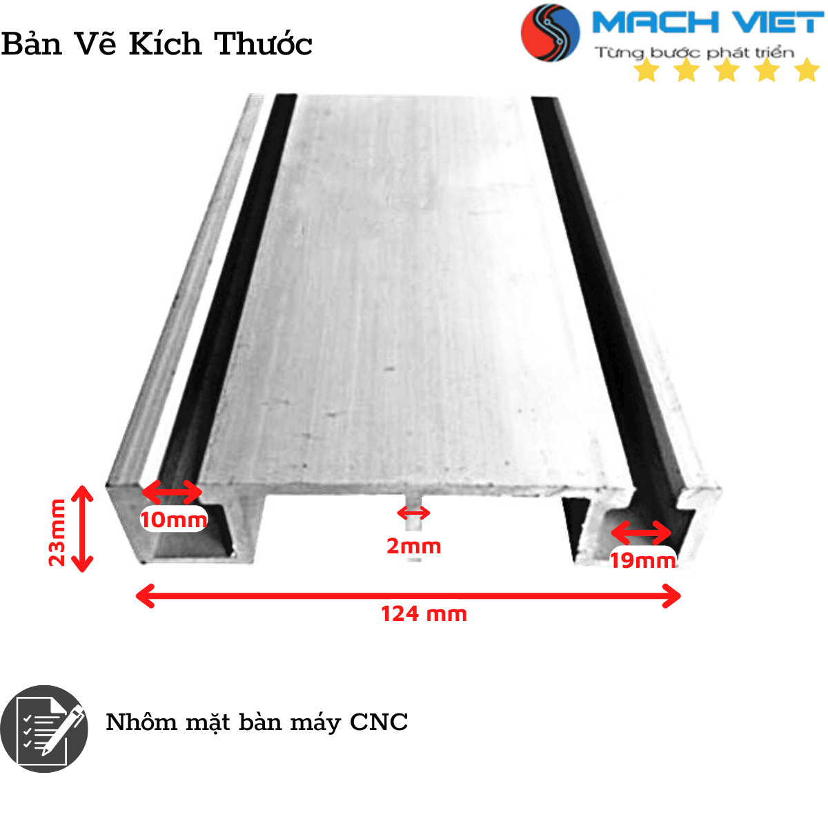 Nhôm mặt bàn máy CNC - Hình ảnh 3