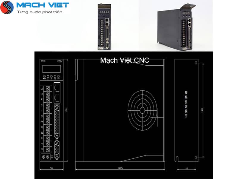 Động cơ AC Servo 200W / 400W Times Brilliant - Hình ảnh 7