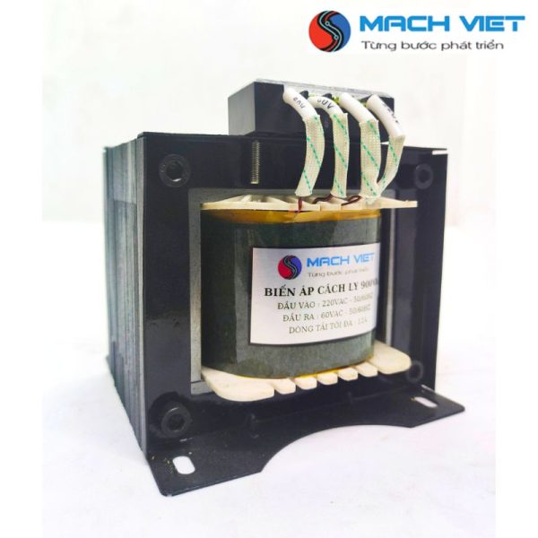 Biến áp cách ly 900VA - 60VAC 100% dây đồng