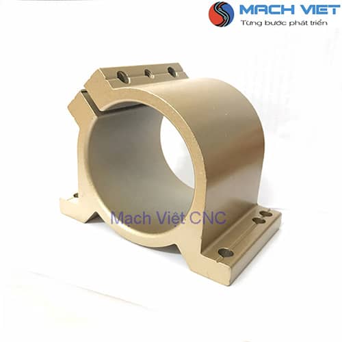 Gá nhôm đúc màu vàng D80 Spindle 1.5kW 2.2kW