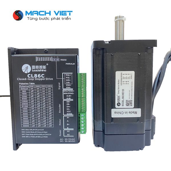 Drive Leadshine CL86C + động cơ 86CME120+ cáp