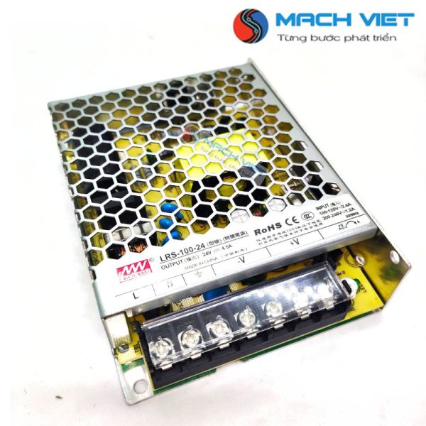 Nguồn DC 24V MW | 100W/4.5A | LRS-100-24
