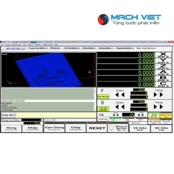 mach3 tieng viet