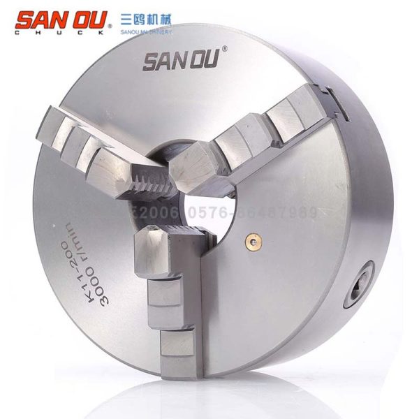 Mâm cặp 3 chấu cho máy tiện SANOU - K11 Series (ốc lắp từ mặt sau)