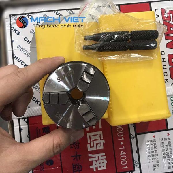 Mâm cặp 3 chấu mini cho máy tiện SANOU - K01 Series