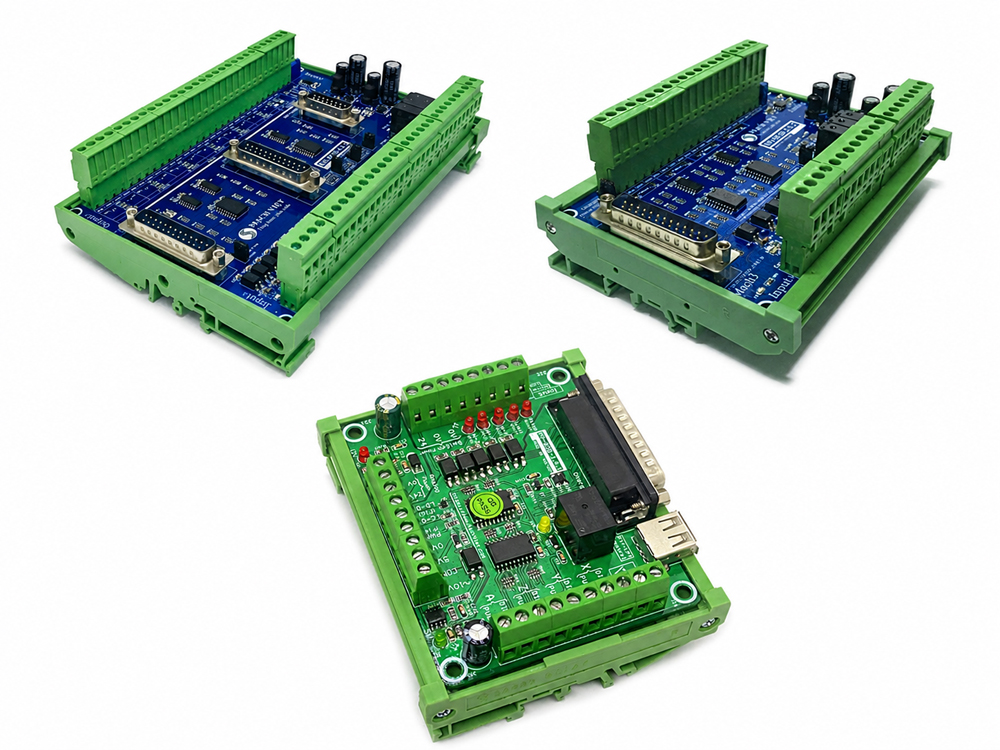 So Sánh Thông Số Kỹ Thuật Mạch CNC BOB MACH3 LPT Các Phiên Bản